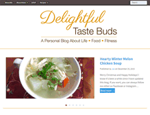 Tablet Screenshot of delightfultastebuds.com